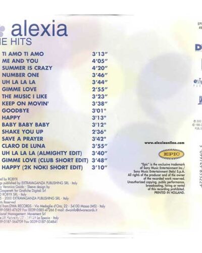 Alexia – The Hits